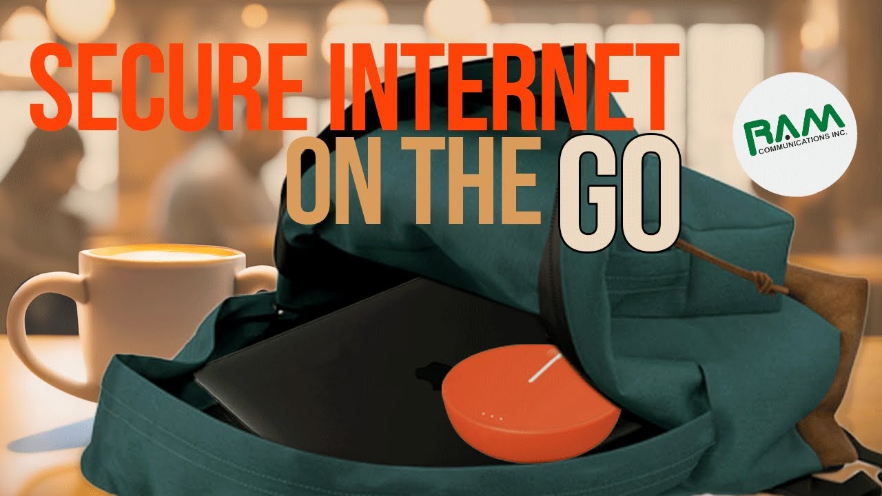 The Orange Puck from Infinite Wireless - Secure Internet Service on the Go!