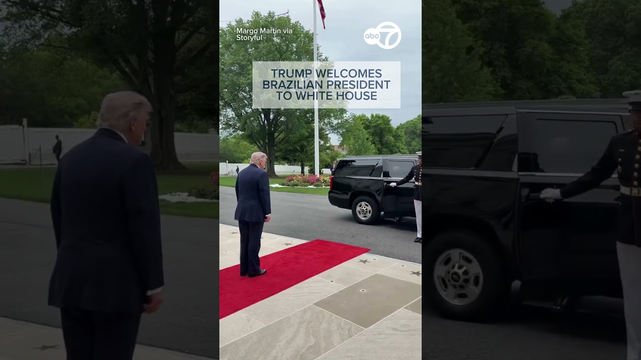 Trump Welcomes Brazilian President Lula to White House