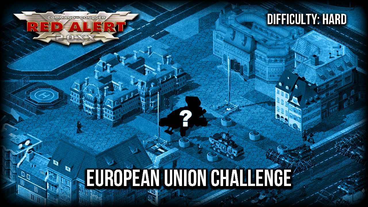 Red Alert 20XX 1.0.6C - Soviet Single Player Challenge - European Union Challenge on Hard Difficulty