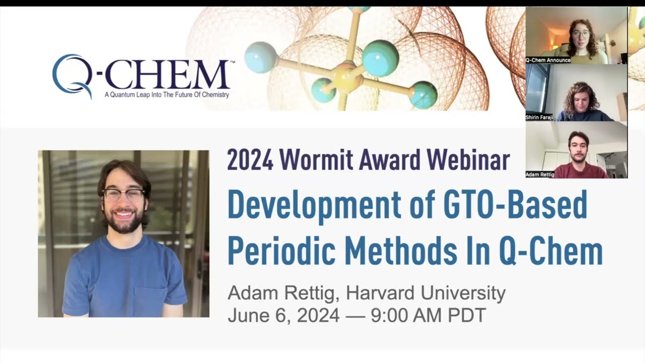 2024 Wormit Award (Adam Rettig): PBC Development In Q-Chem