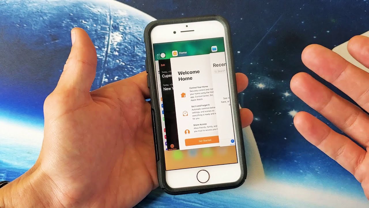 iPhone 8/8 Plus: как закрыть работающие фоновые приложения