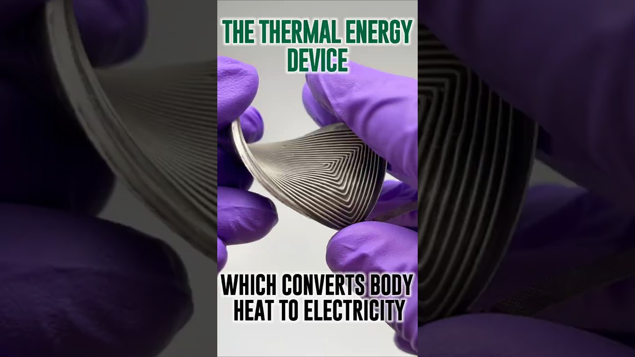 Body heat powers your smartwatch with thermoelectric wearables! #WearableTech #FutureTech