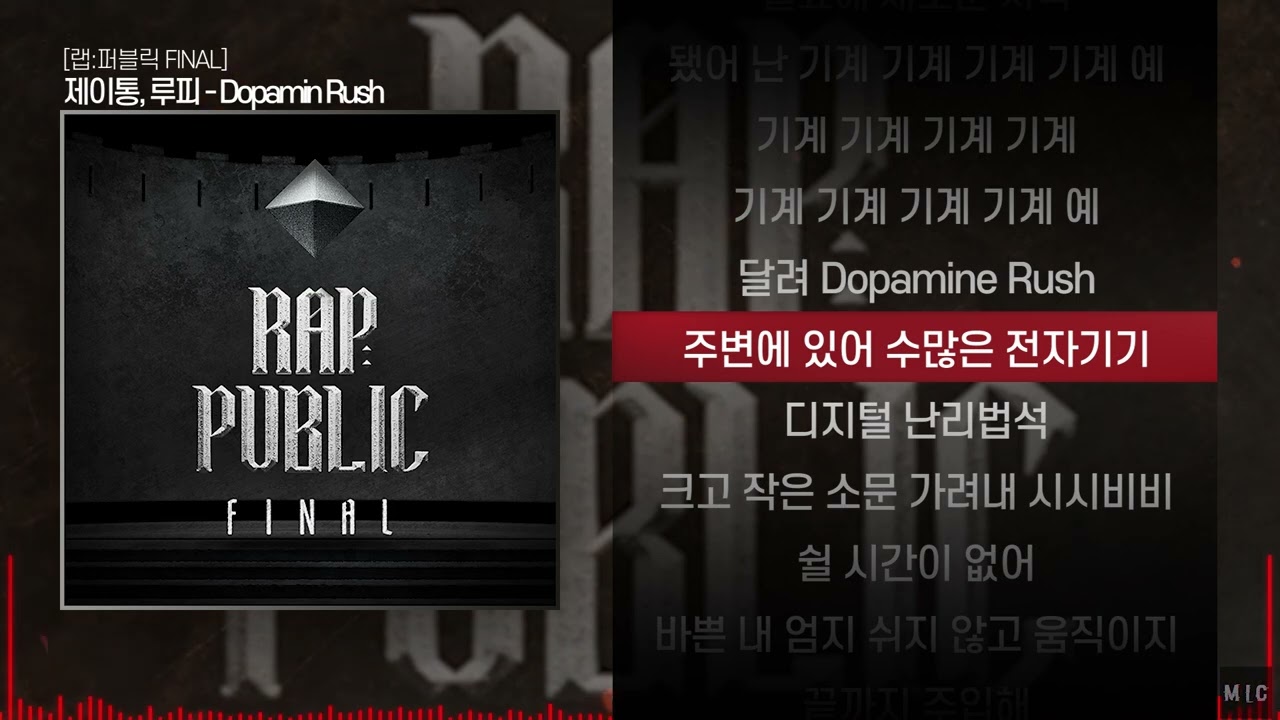 제이통(J-Tong), 루피(Loopy) - Dopamin Rushㅣ Lyrics / 가사