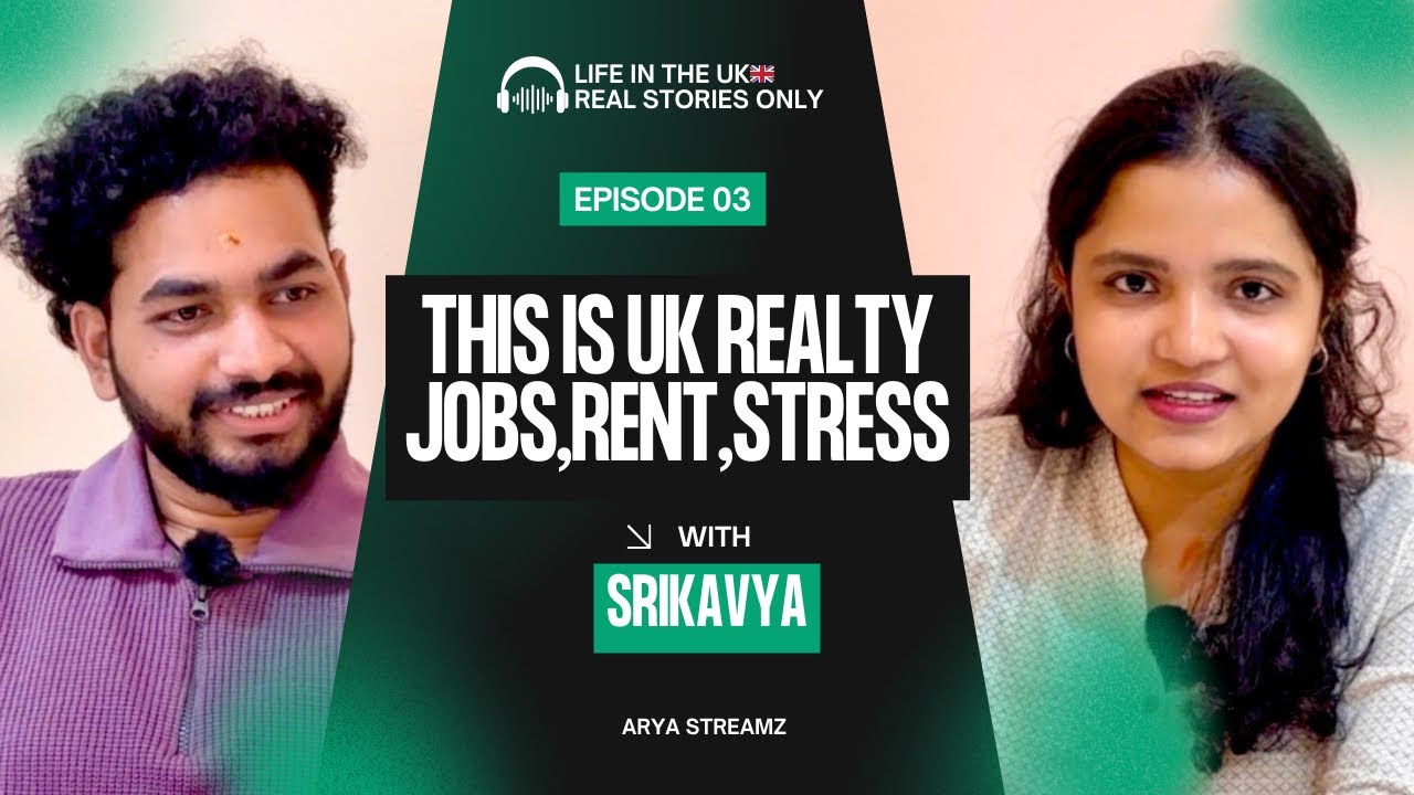 From India to UK 🇮🇳🇬🇧 Telugu | loneliness, Real Student Life, Jobs & Cost of Living| Arya Streamz 