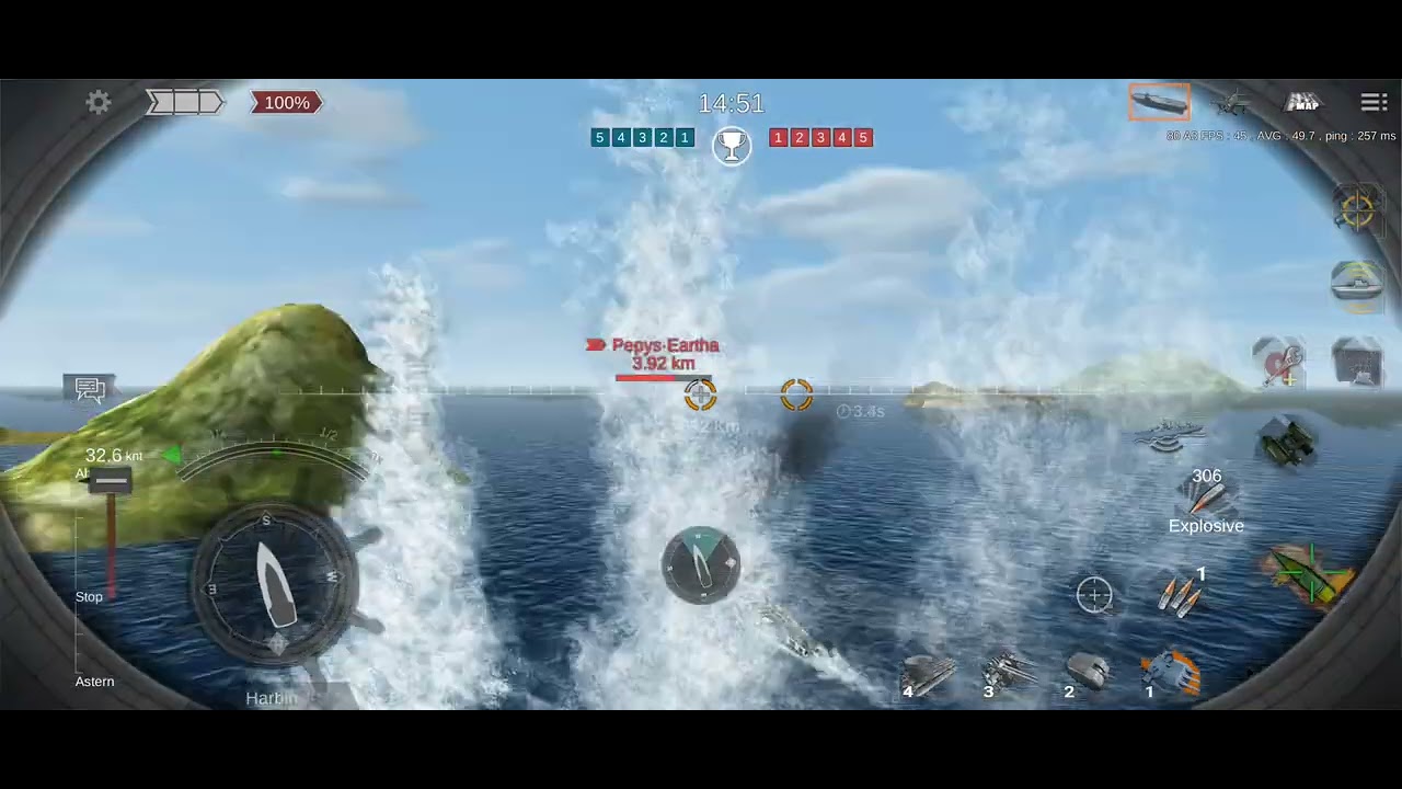 Lots of fires (naval Frontline II episode 22 Harbin)