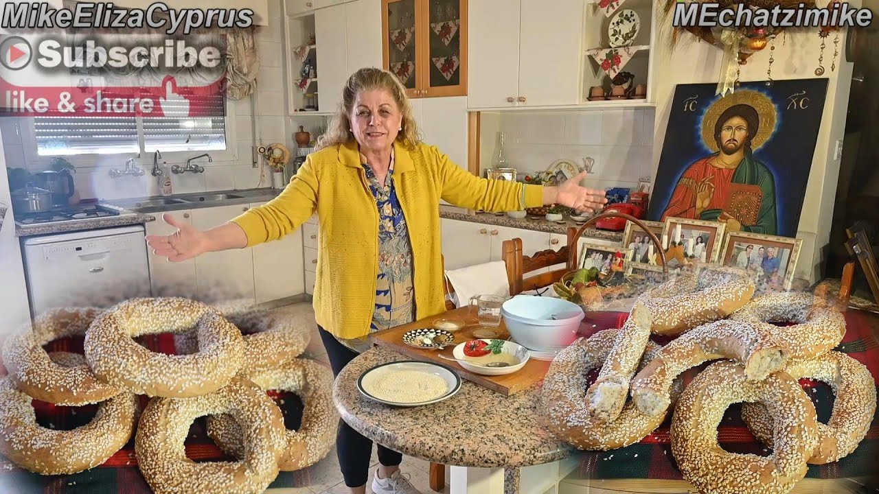 Круглые булочки с кунжутом от Элизы