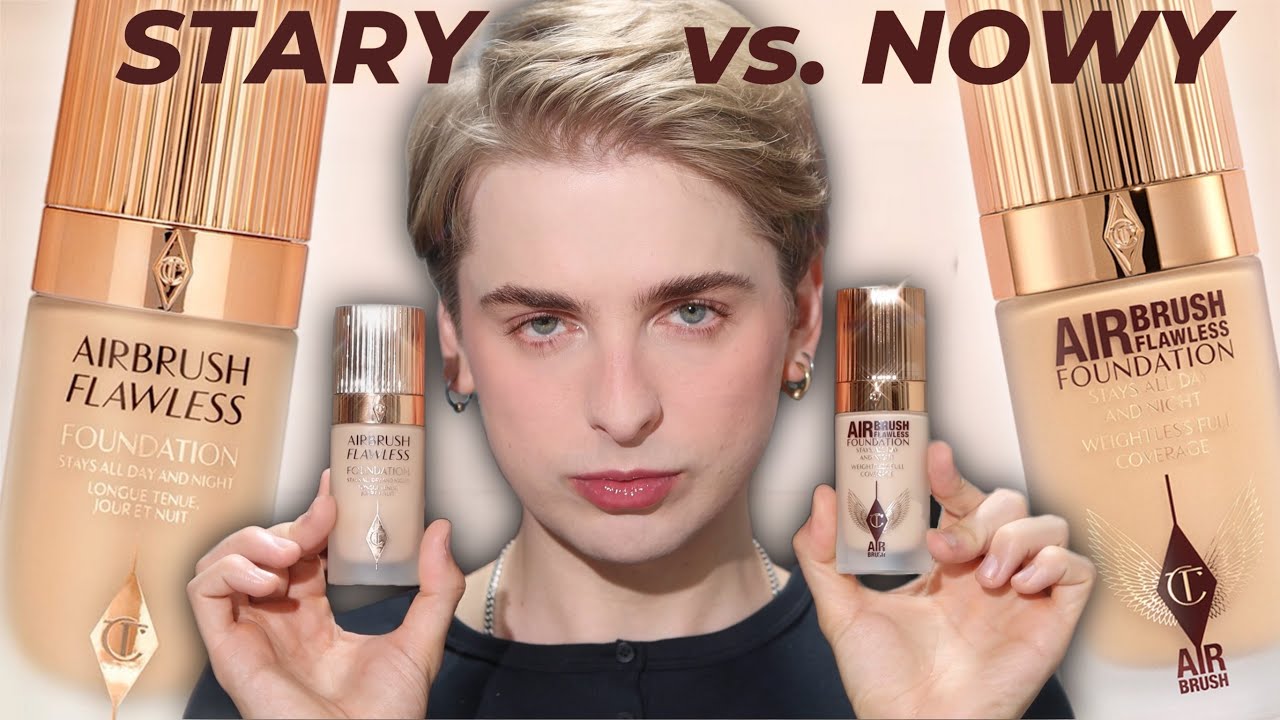 Zmiana formuły FAKTYCZNIE na lepsze? Reformulacja Charlotte Tilbury Airbrush Flawless / PORÓWNANIE