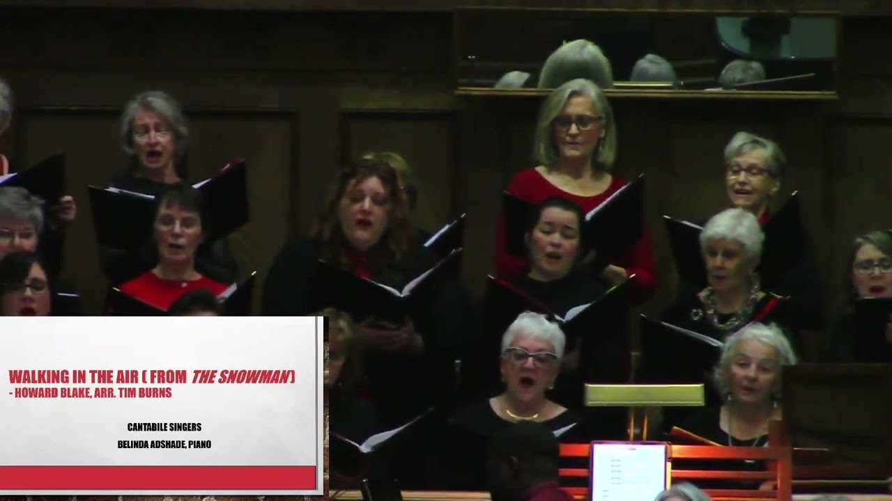 Walking in the Air - Arr Tim Burns - Cantabile Singers of Truro