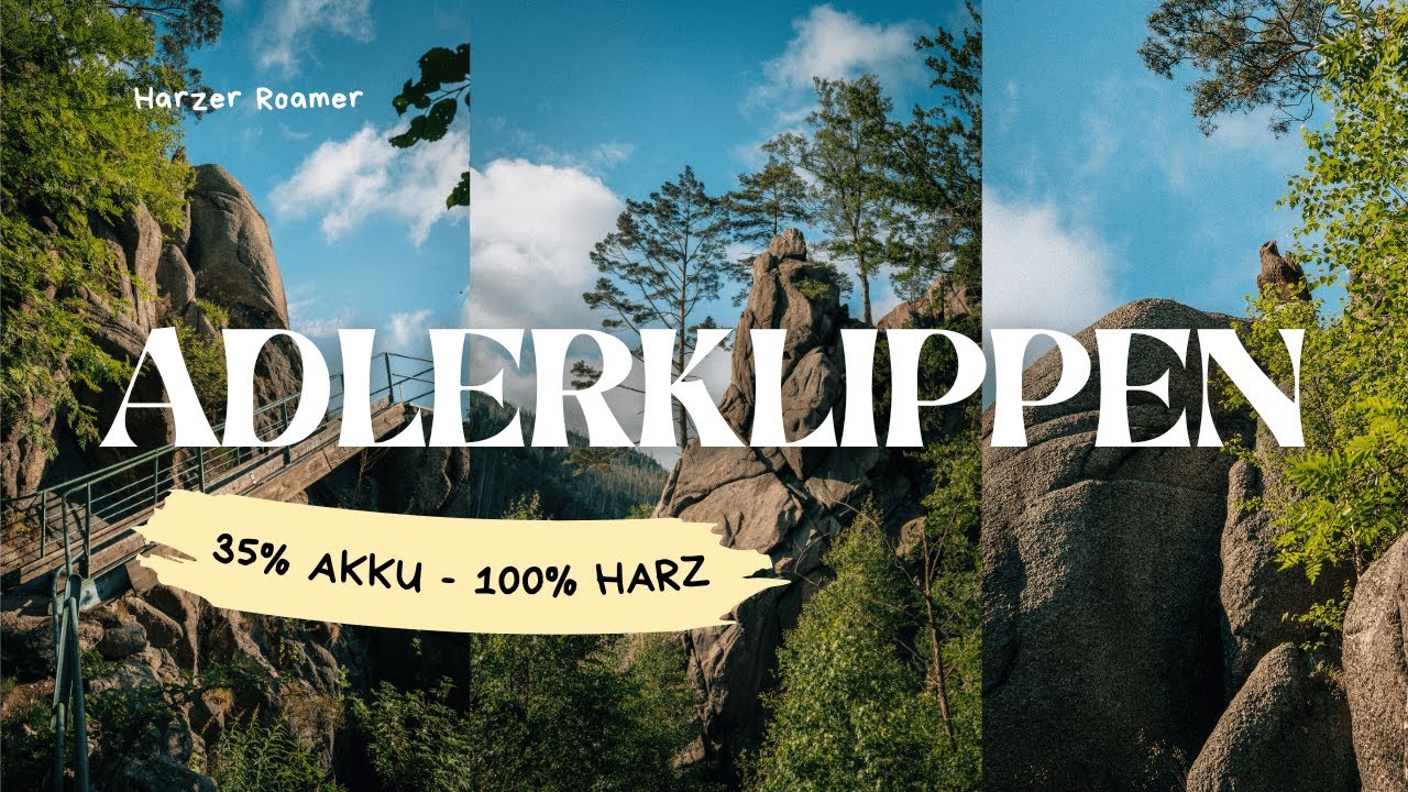 Adlerklippen mit 35% Akku - Harz-Tour - Okertal