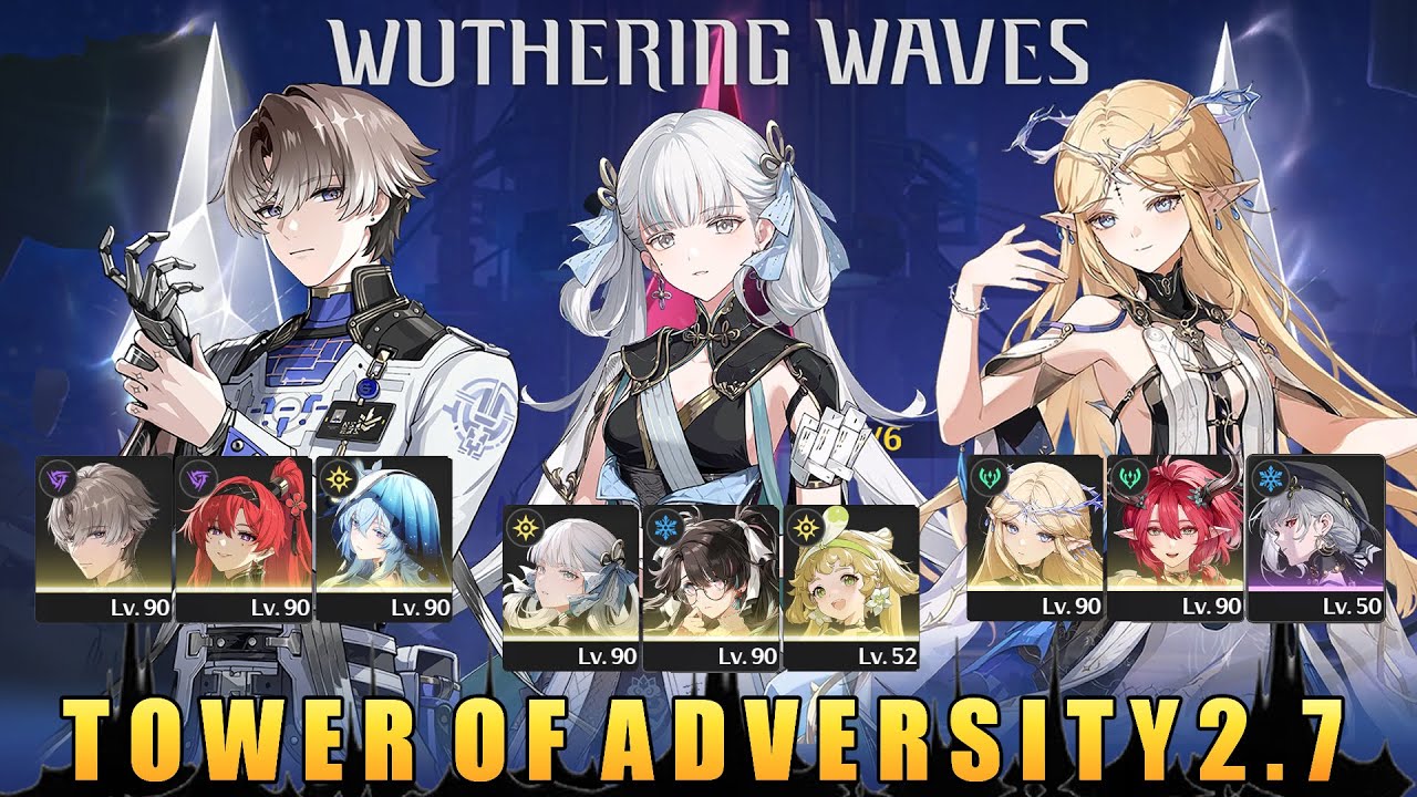 2.7 Tower of Adversity 36/36 |  S0R1Jinhsi  S0R1Xiang Liao S0R1 Cartethyia | Wuthering Waves