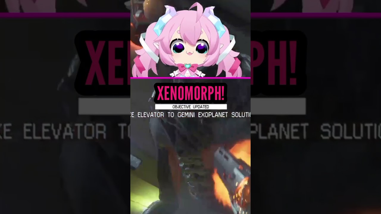Chibidoki - Summoned A Xenomorph [Alien: Isolation] #chibidoki #vtuber #alienisolation