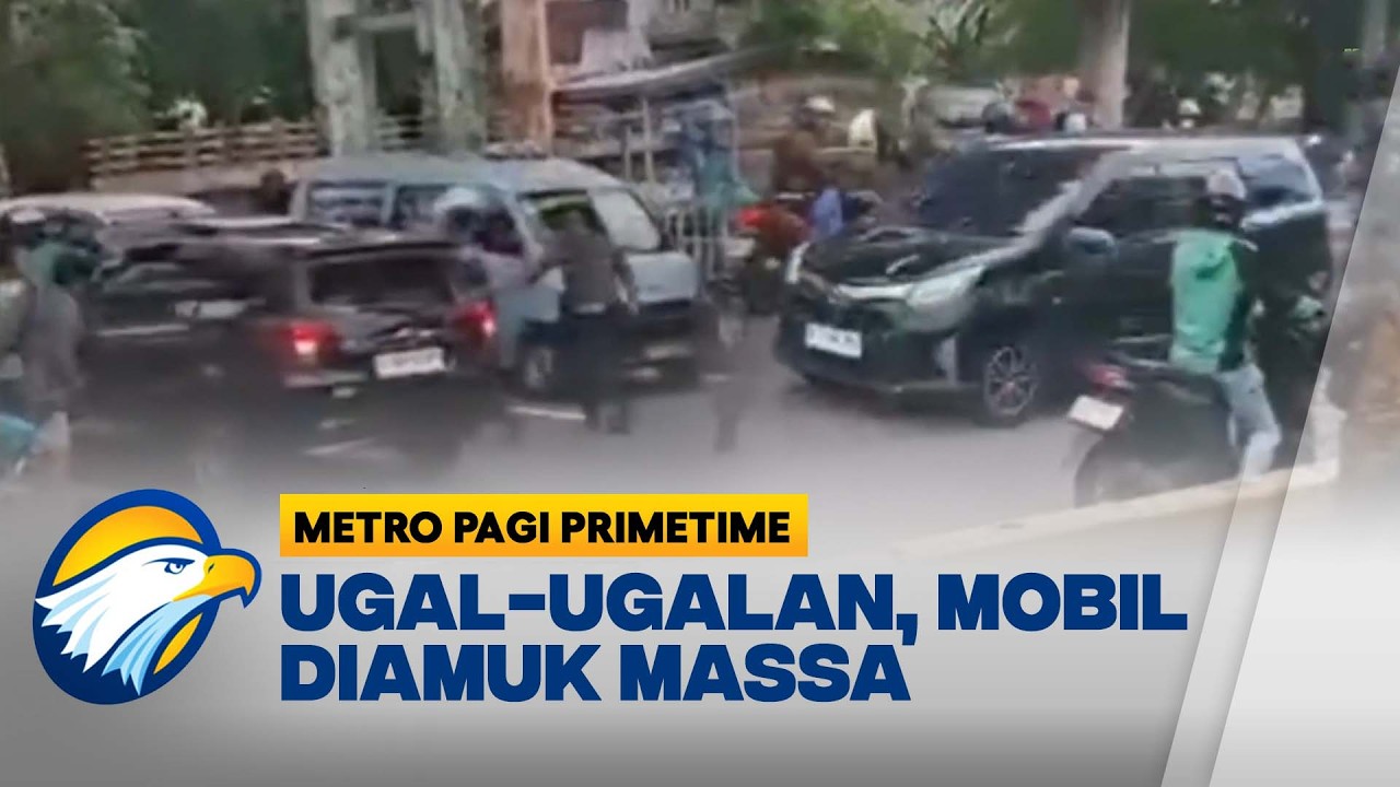 Nekat Lawan Arus demi Hindari Macet, Mobil Diamuk Massa di Gunung Sahari - [Metro Pagi Primetime]