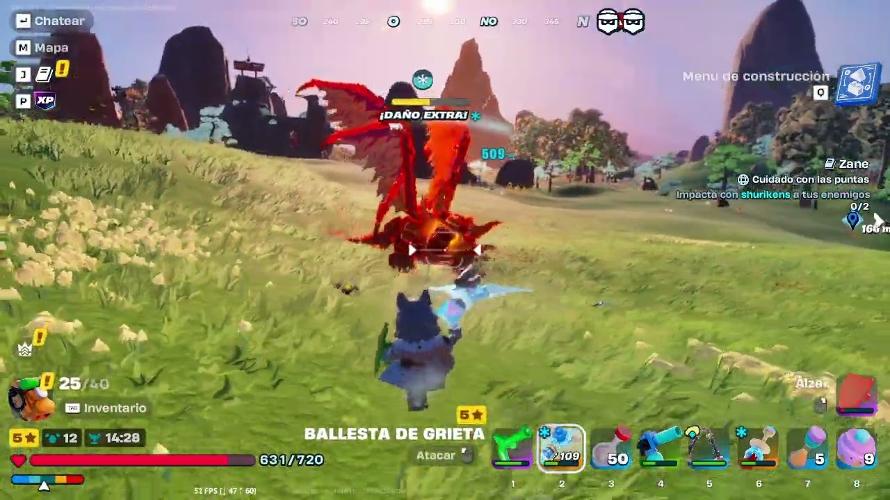 ¡Derrotando al dragón solo! | Lego Fortnite