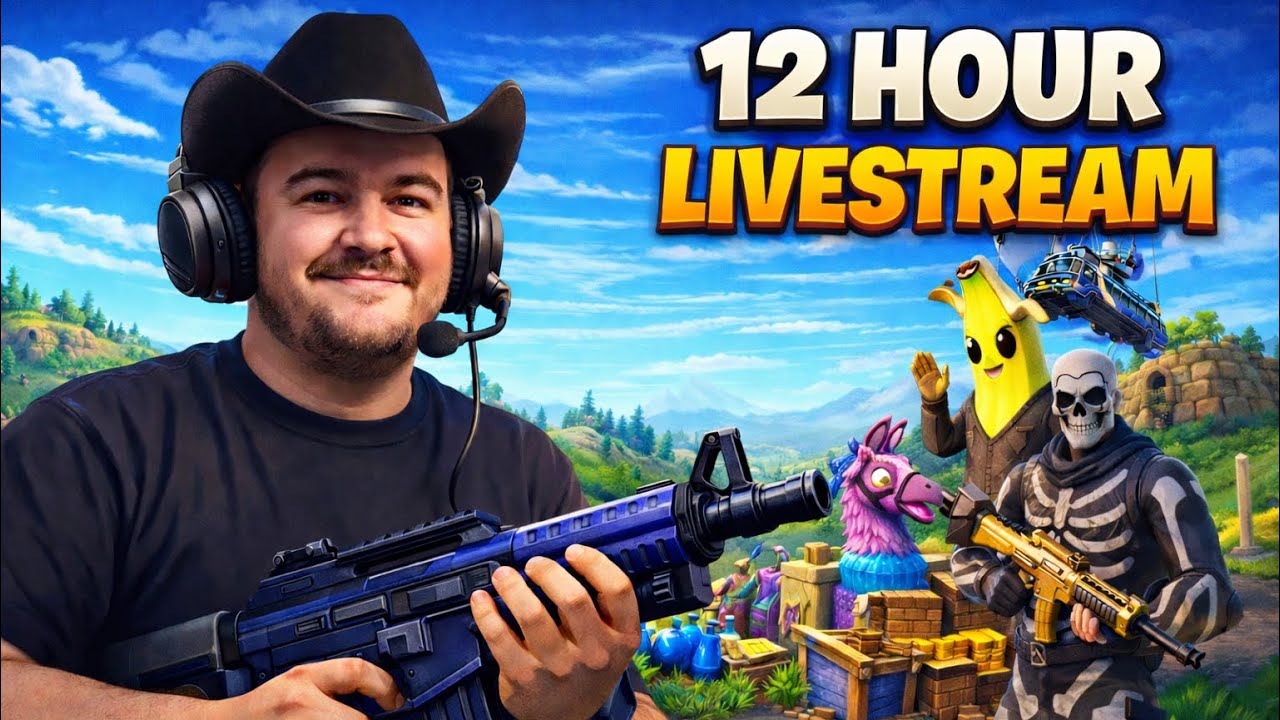 FORTNITE LIVE 12 HOUR STREAM ??