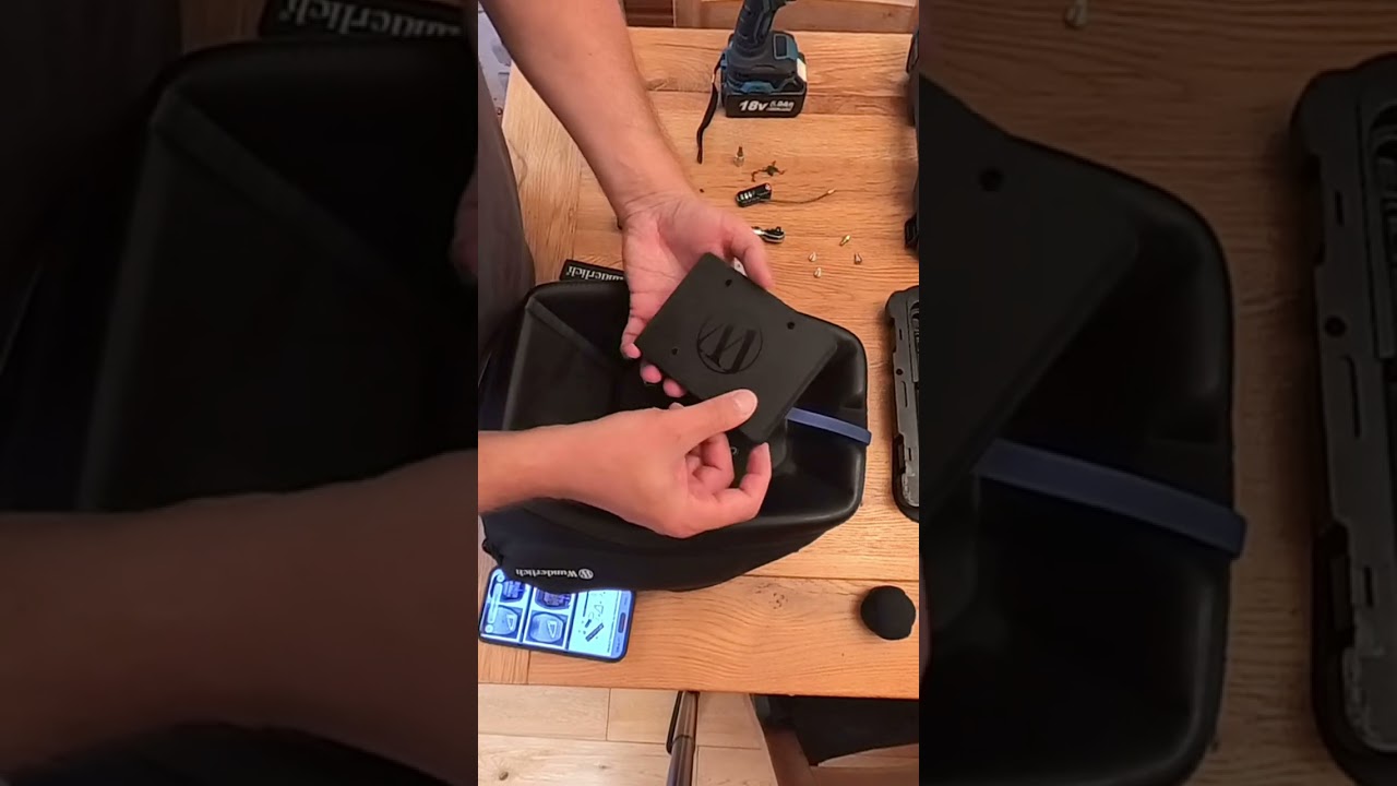 Installing Wunderlich Click lock on Click bag system. 13l for a BMW GS1250