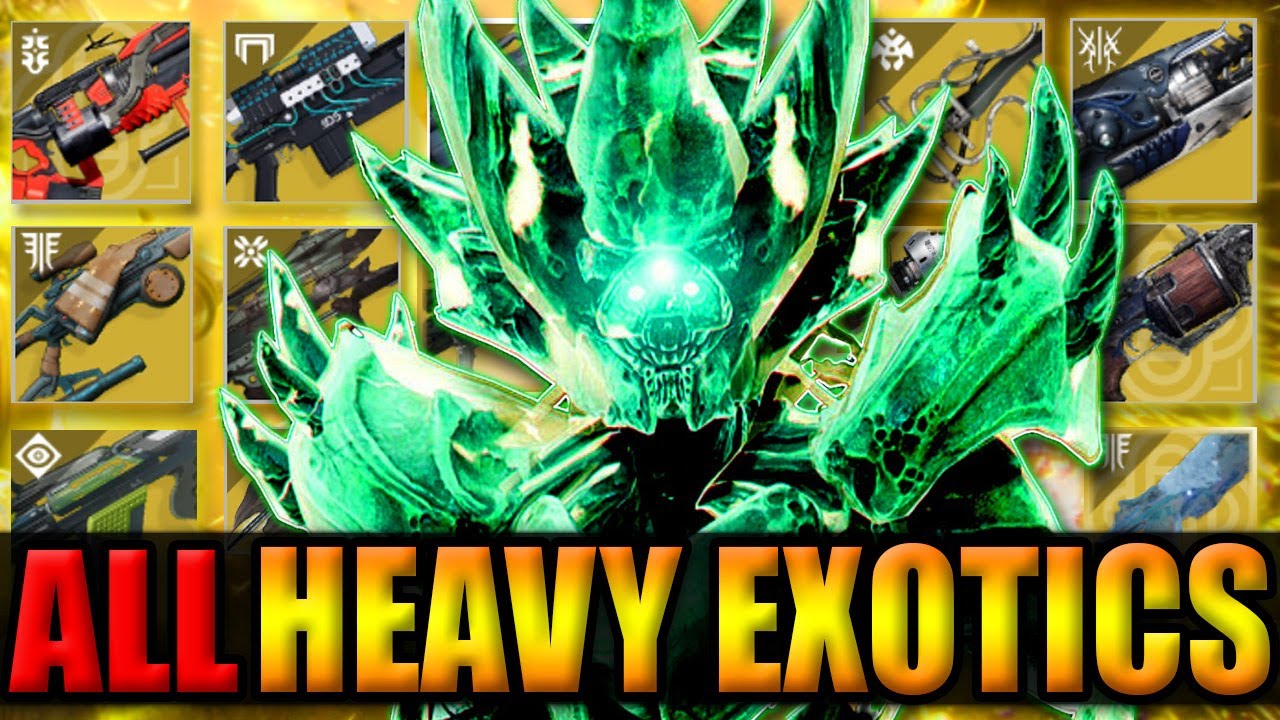 EVERY EXOTIC HEAVY WEAPON VS CROTA!!