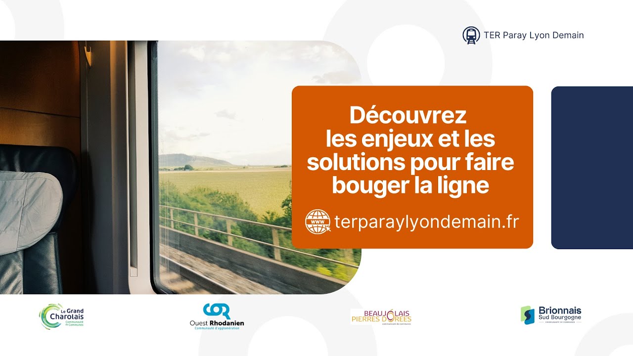 Tous mobilisés pour l'amélioration de la ligne TER Paray-Lyon !