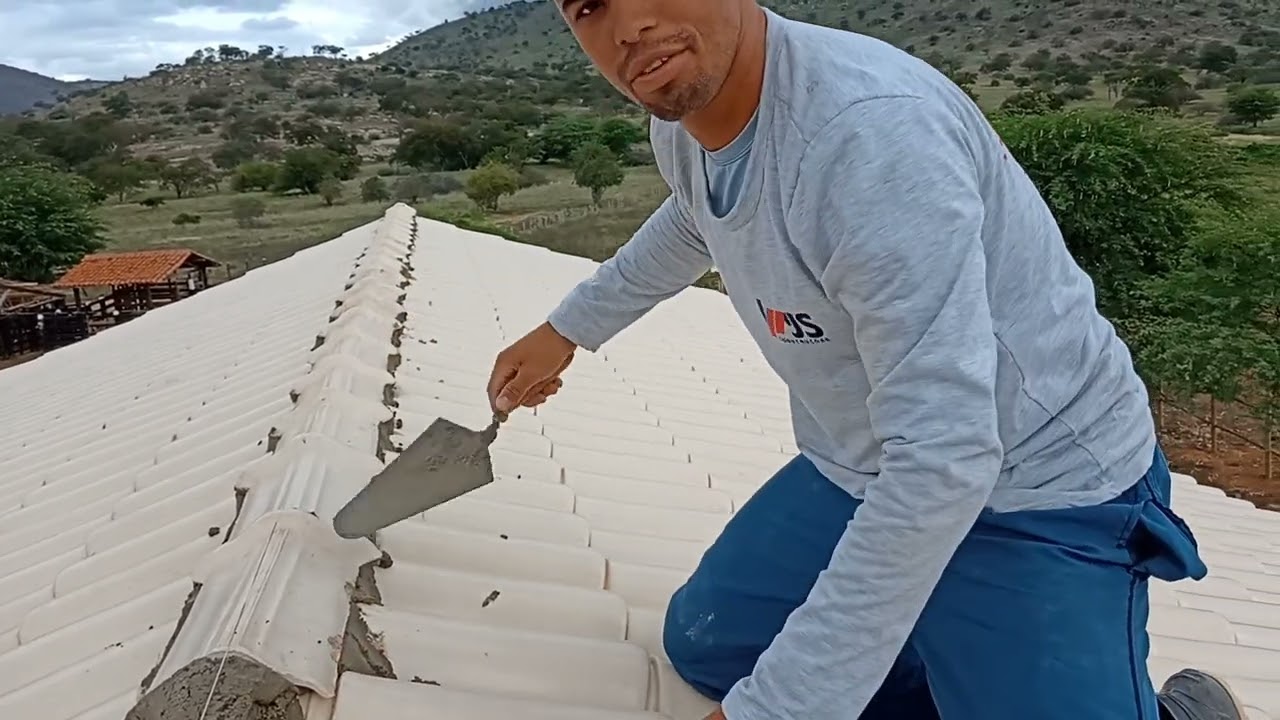 método para chumbar cumeeira.