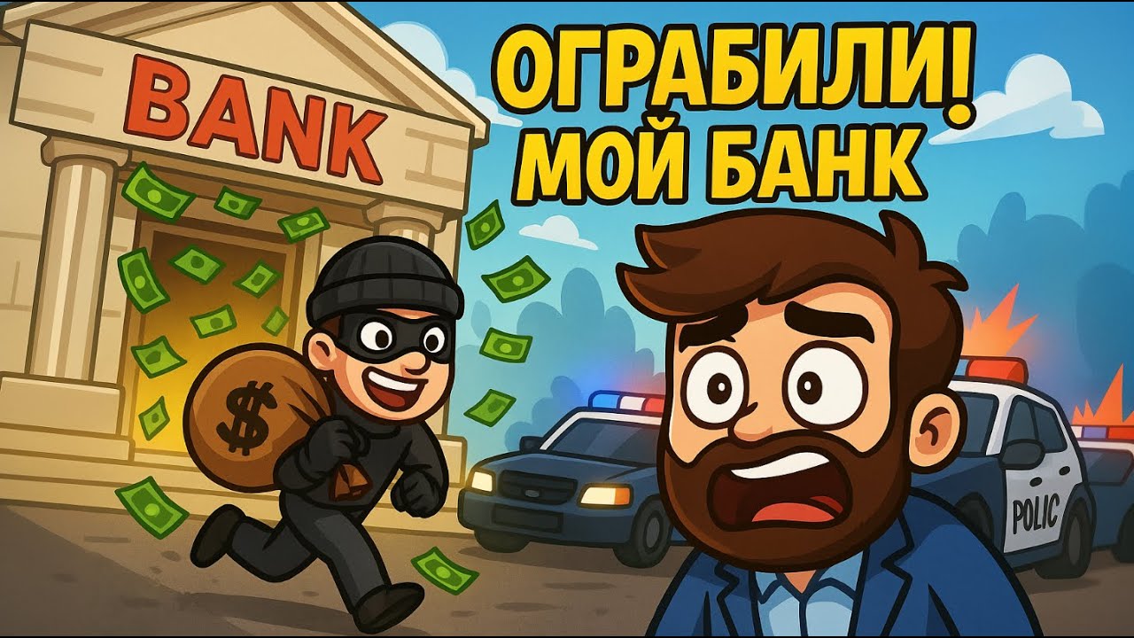 Ограбили НАШ БАНК! 😱💰 ( Banker Simulator )