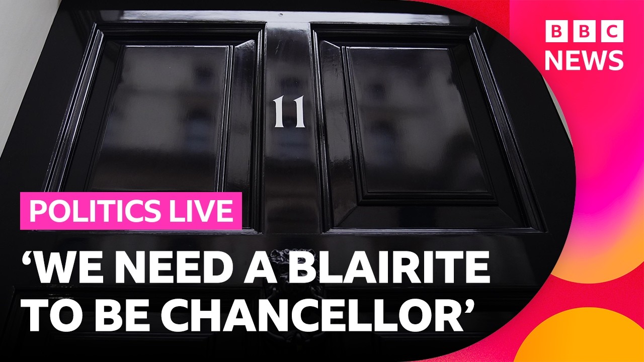 A 'more Blairite figure' should serve as chancellor under Burnham | BBC Politics Live