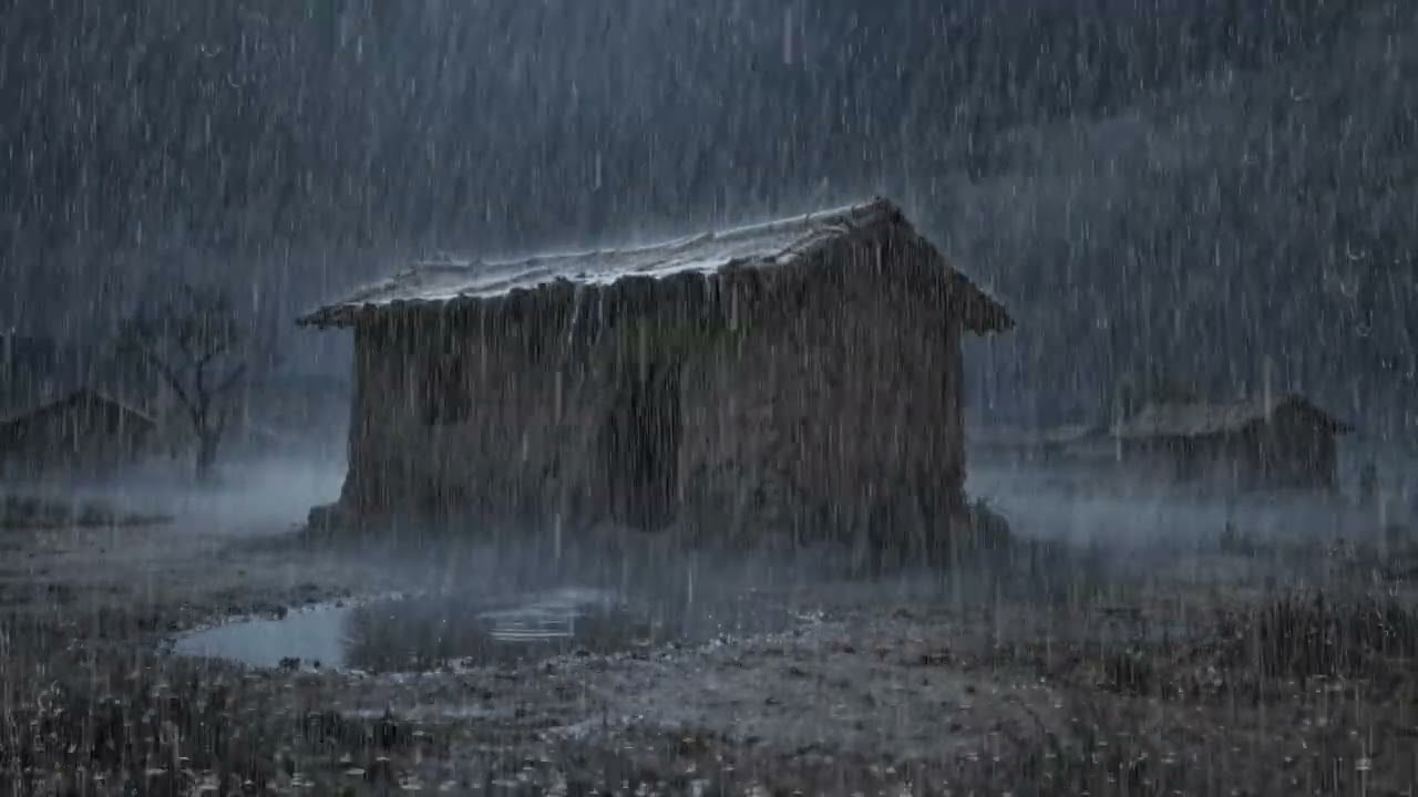 Heavy Rain in the City 🌆🌧️ | Urban Ambience for Sleep