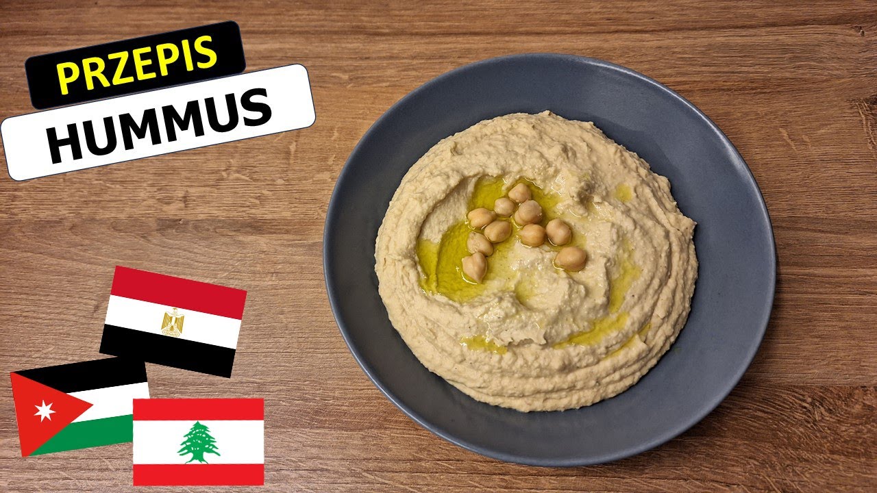Hummus klasyczny - Pasta z ciecierzycy i tahini czyli mielonych nasion sezamu, Przepis krok po kroku