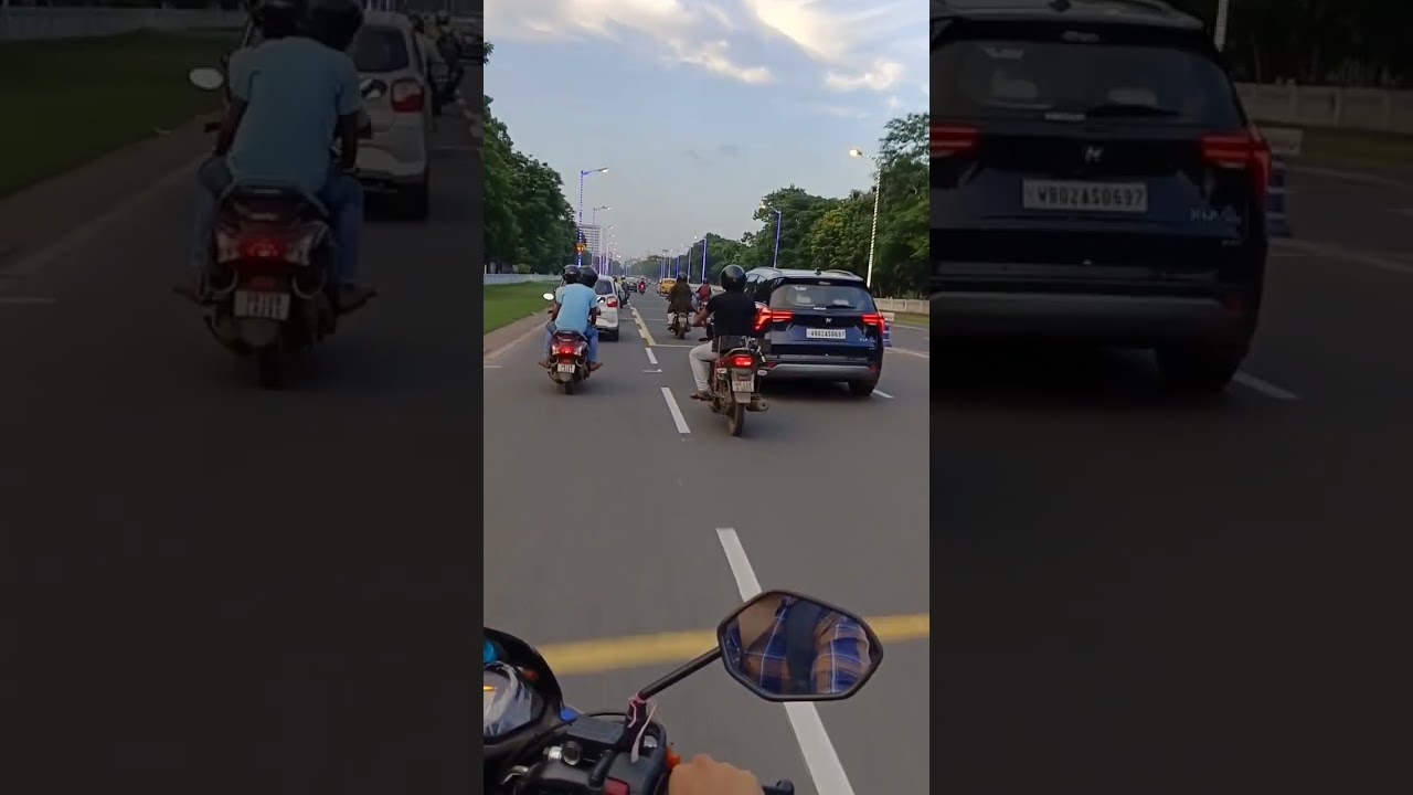 Red Road Bike Ride #motovlog #kolkata #bike #youtubeshorts