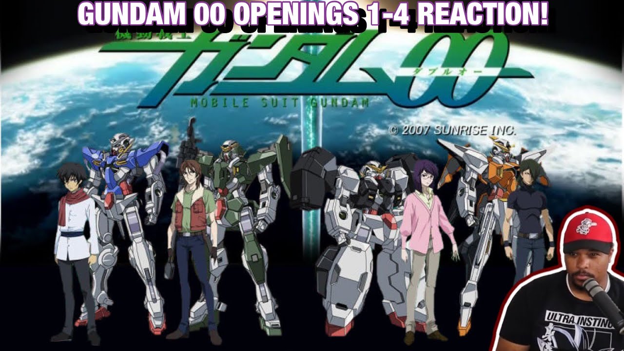 Реакция на заставки 1-4 аниме Gundam 00!