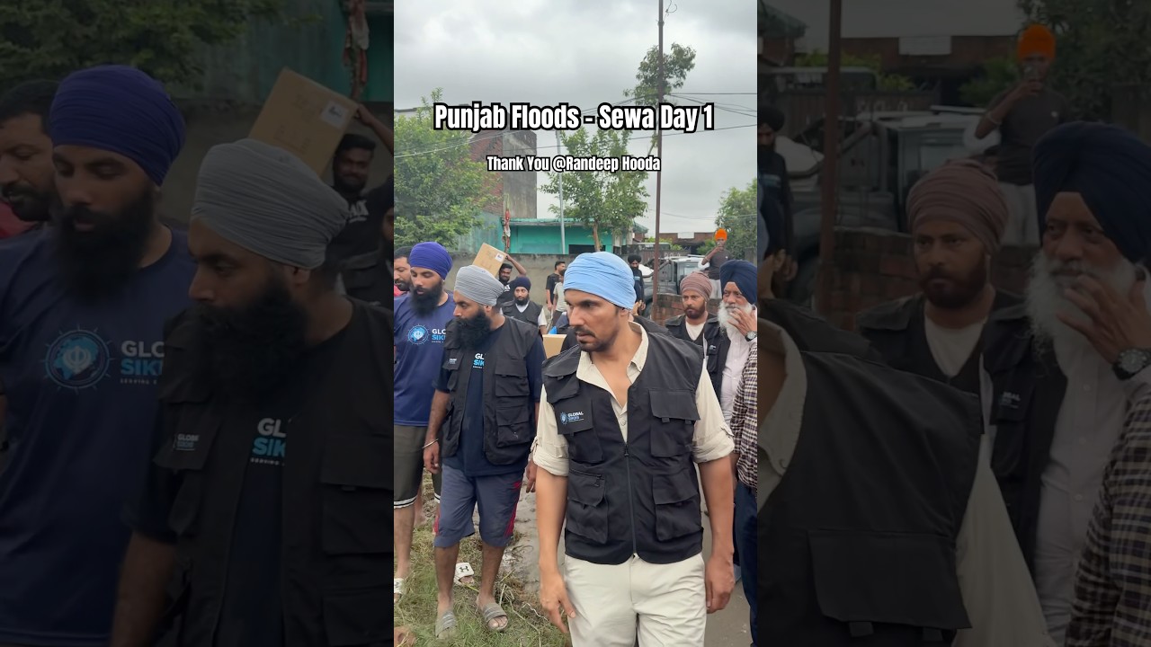 Punjab Floods Sewa, w/ Randeep Hooda #supercars #4x4  #4x4trucks #offroad #floods #punjabfloods
