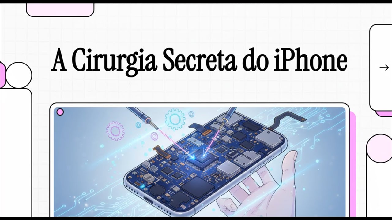 DIÁRIO DE UM TÉCNICO EM ELETRÔNICA - EPISÓDIO: A CIRURGIA SECRETA DO IPHONE