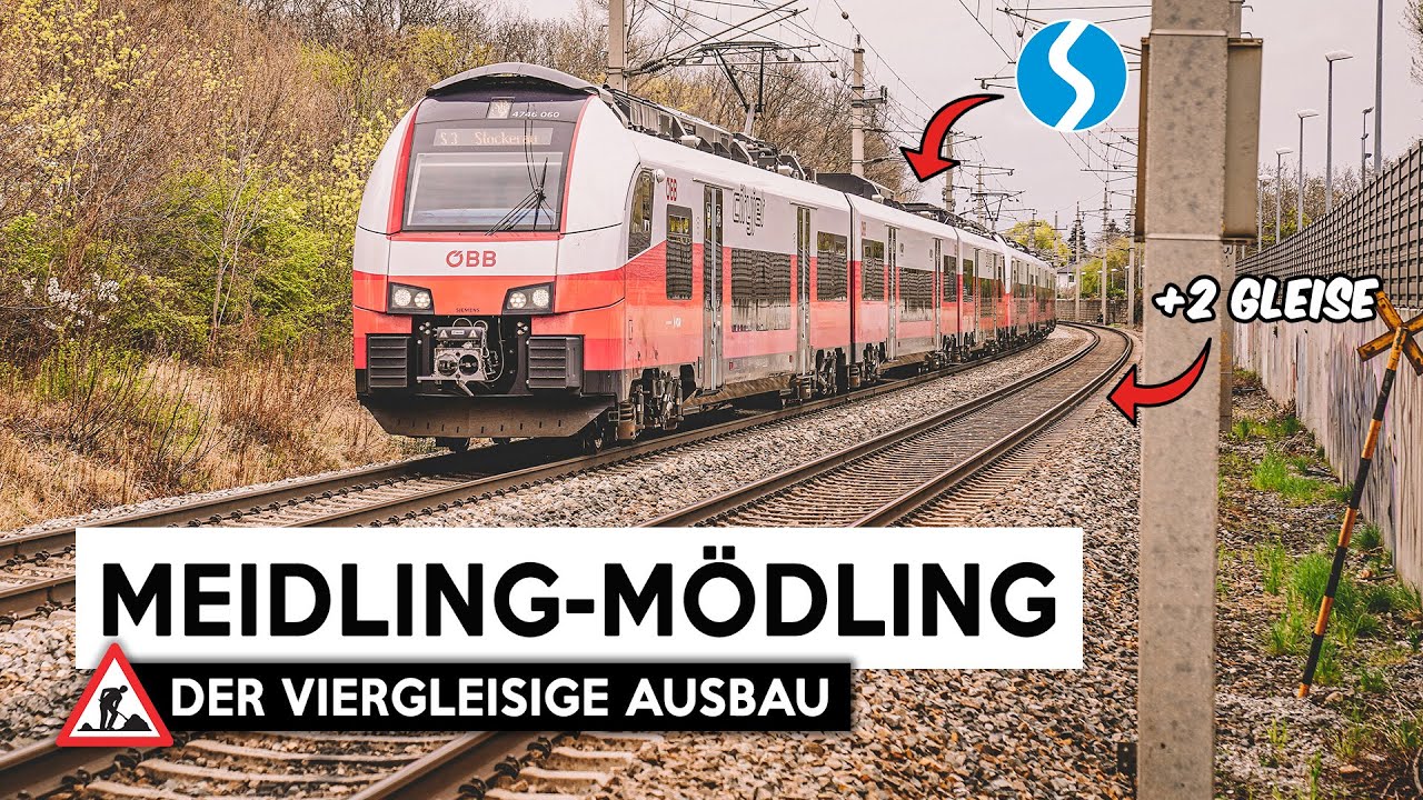 Viergleisiger Ausbau der Südstrecke zwischen Meidling und Mödling | So sieht das Projekt aus!