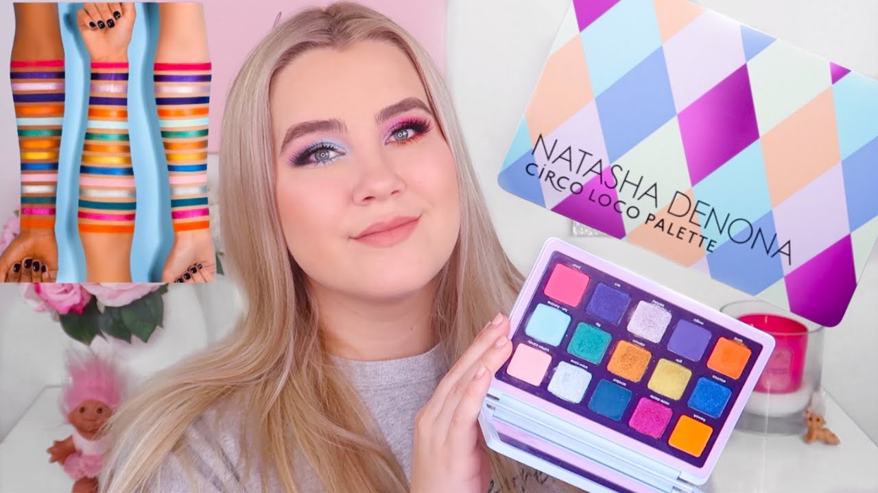 DOING 2 LOOKS W/ THE NEW NATASHA DENONA CIRCO LOCO PALETTE! | Paige Koren