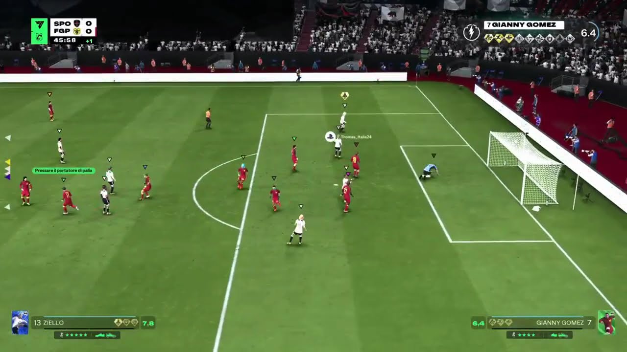 10/03/2026 CAMPIONATO VFL COPPA ITALIA - Sporting Esports Vs Genuine Players