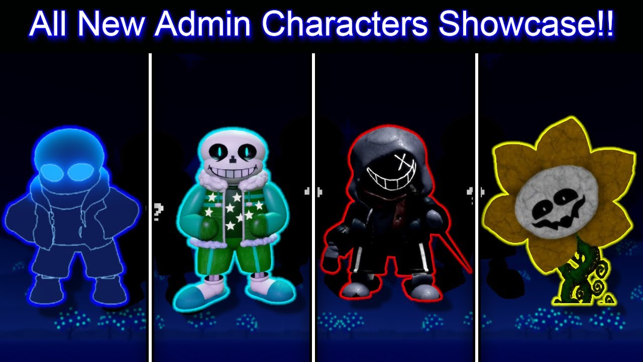 ULC: All New Admin Characters Showcase! - OP UPDATE!!!  -  (Roblox Undertale Last Corridor)