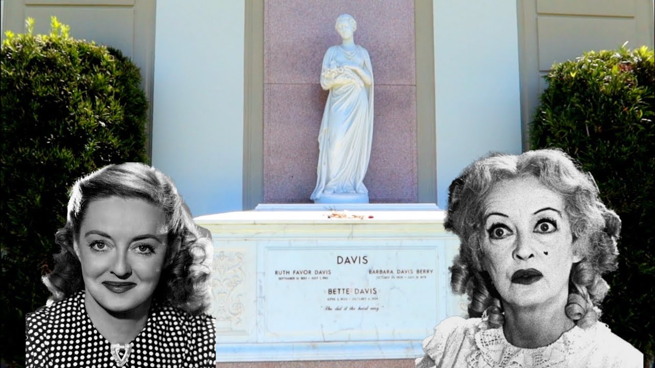 Grave of BETTE DAVIS & Last Home in LA