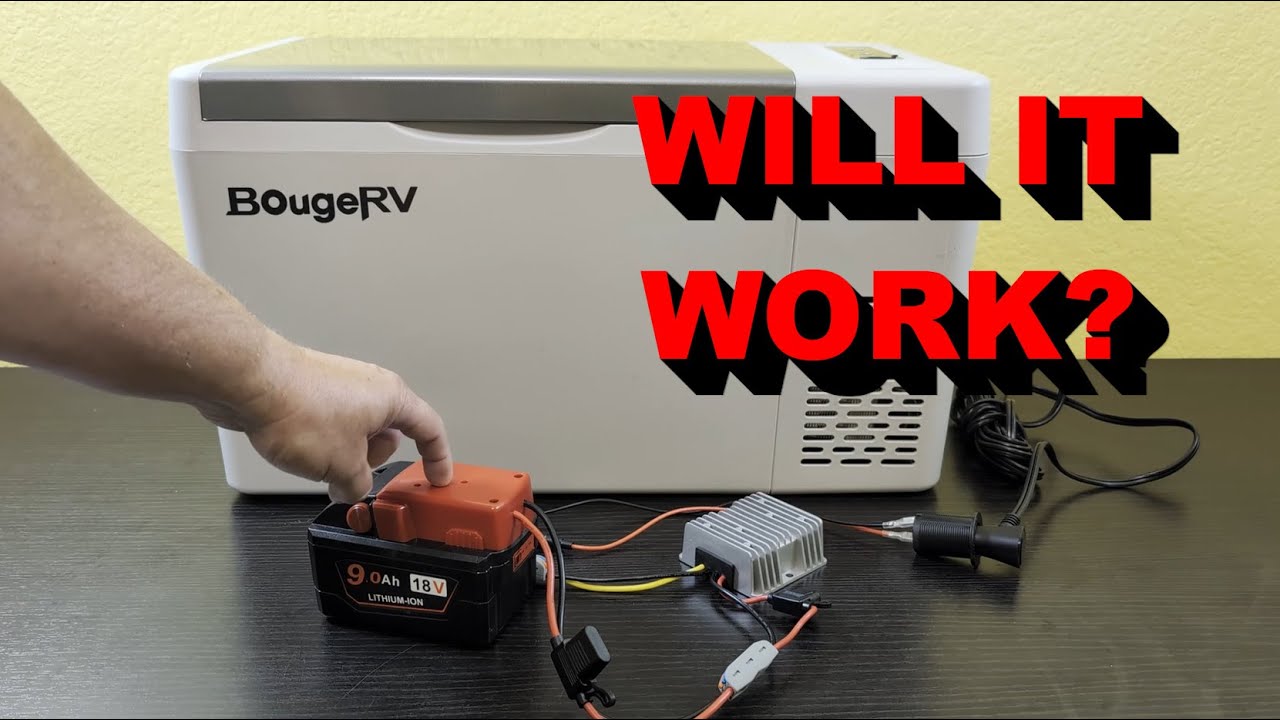 Can an 18 Volt Power Tool Battery Run a 12 Volt Fridge?