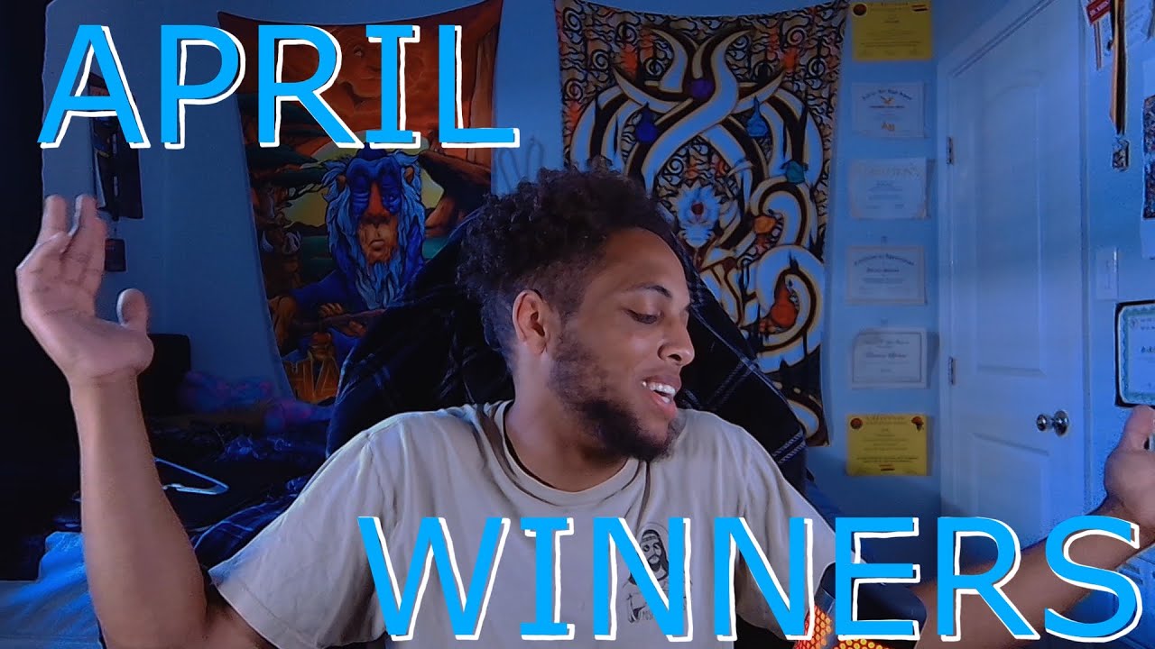 APRIL GIVEAWAY WINNERS