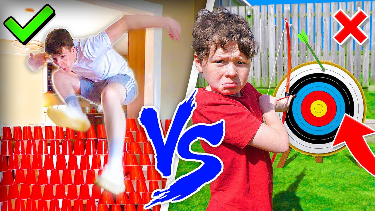 Win OR Lose HOMEMADE OLYMPICS with Little Brother!!