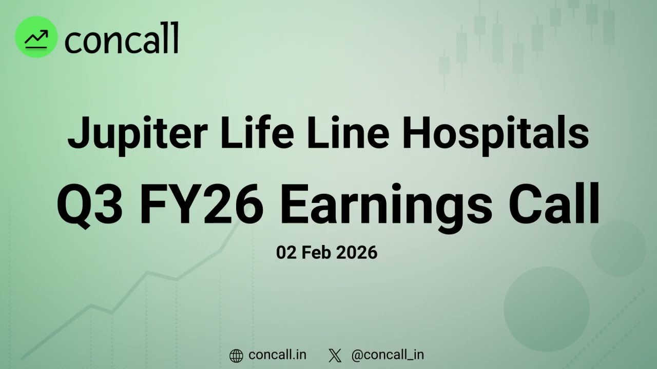 Jupiter Life Line Hospitals Q3 FY26 Earnings Conference Call | Concall.in