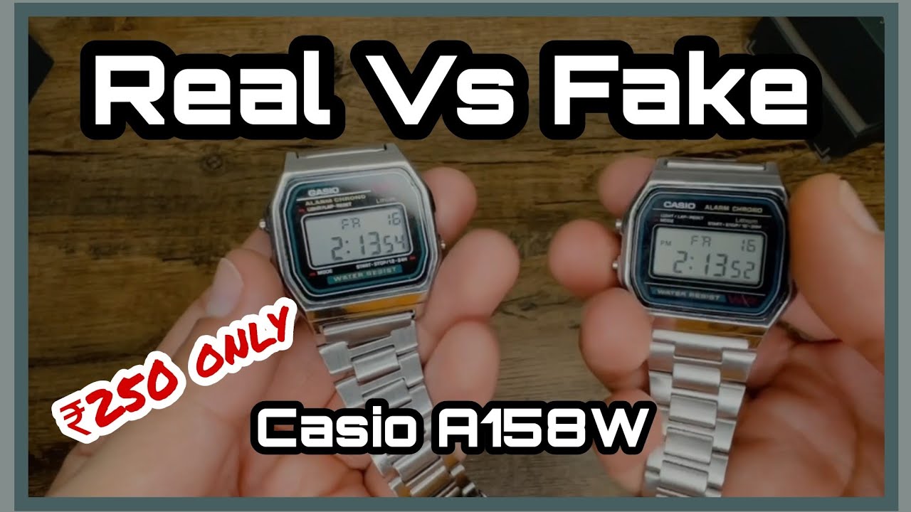 Real vs F@ke Casio A158W | Unboxing and Review ₹250 | Good or Bad? | Himanshu Puri G | Hindi 2023