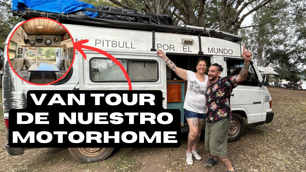 VAN TOUR! Motorhome hecho por nosotros mismos en una MB 180D 🚐