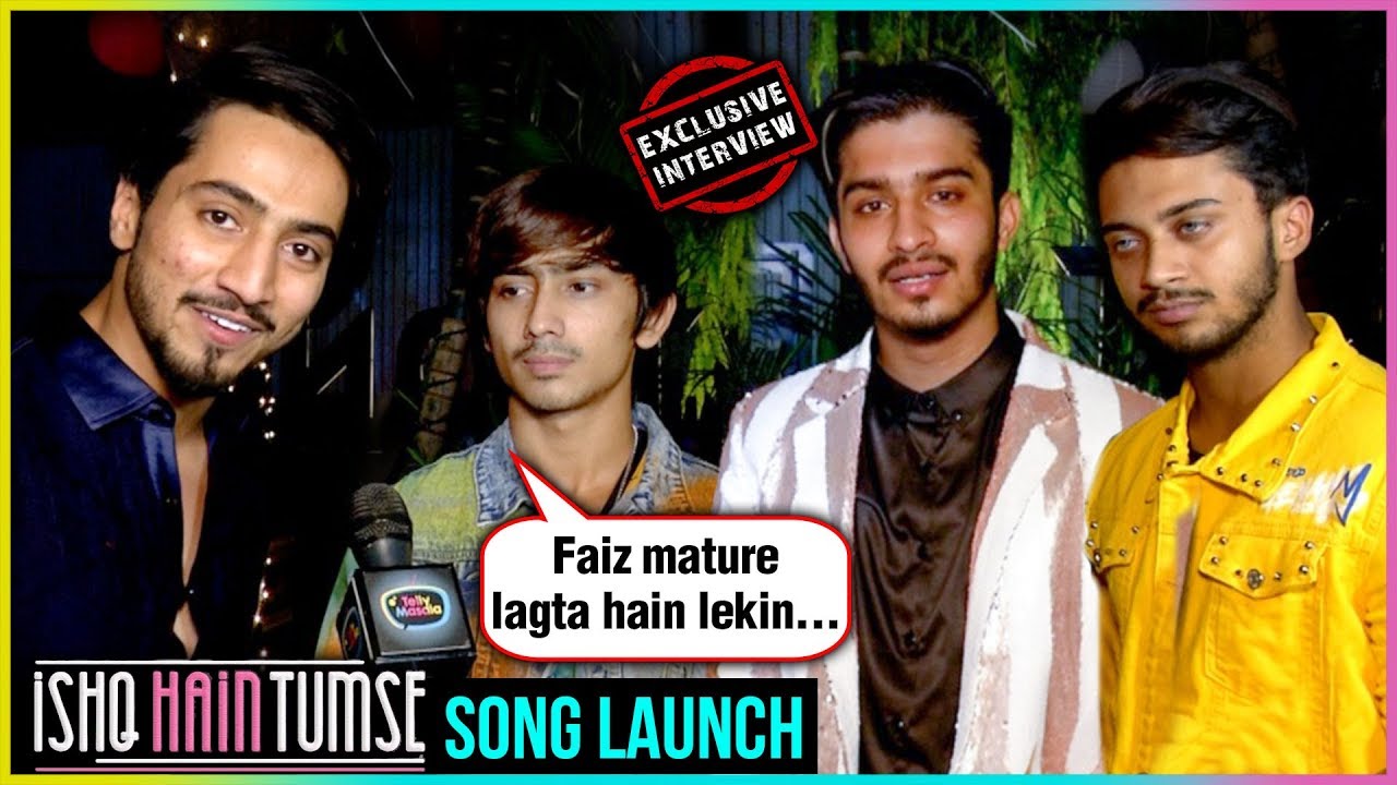 Team 07 Mr. Faisu, Adnaan, Hasnain, Danish Make FUN Of Faiz Baloch | Ishq Hai Tumse Song Launch
