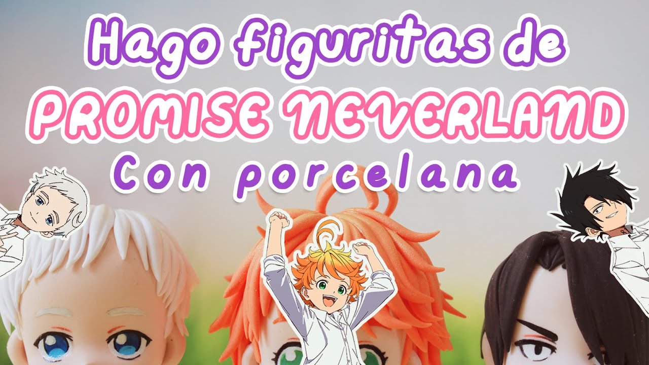 Hago figuritas de PROMISE NEVERLAND con porcelana 💕