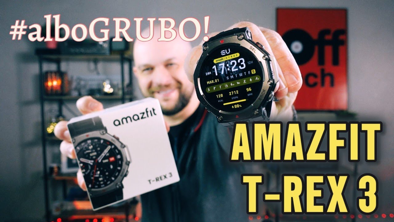 Test Amazfit T-Rex 3: na nadgarstek i myk na siłownię!
