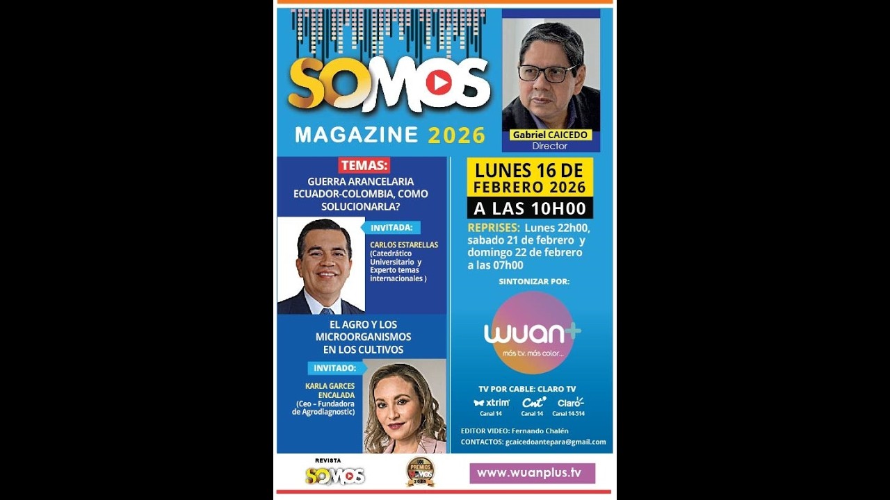 PROGRAMA SOMOS MAGAZINE CON GABRIEL CAICEDO DEL 16 DE FEBRERO 2026