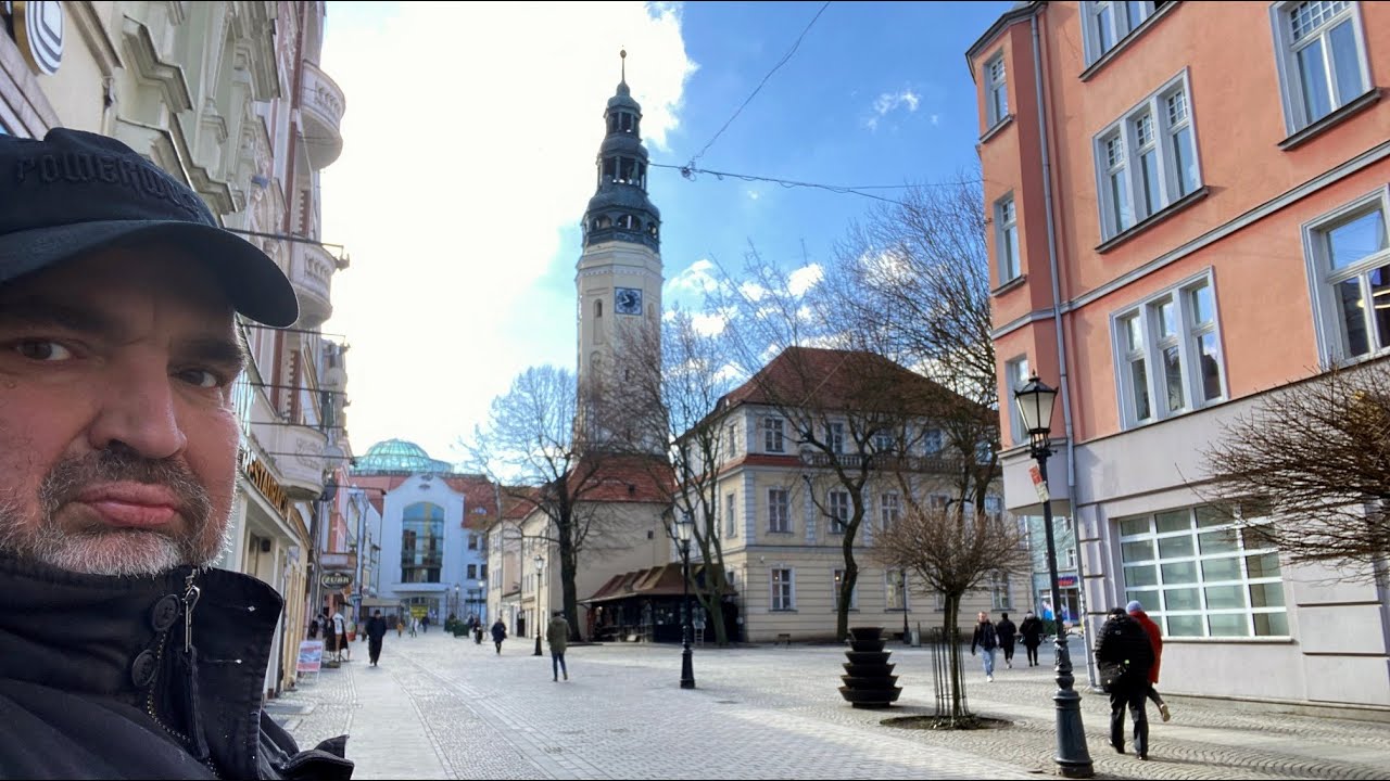 3D-Trip: Spacer po centrum miasta [Zielona Góra, Poland] 2023-02-28