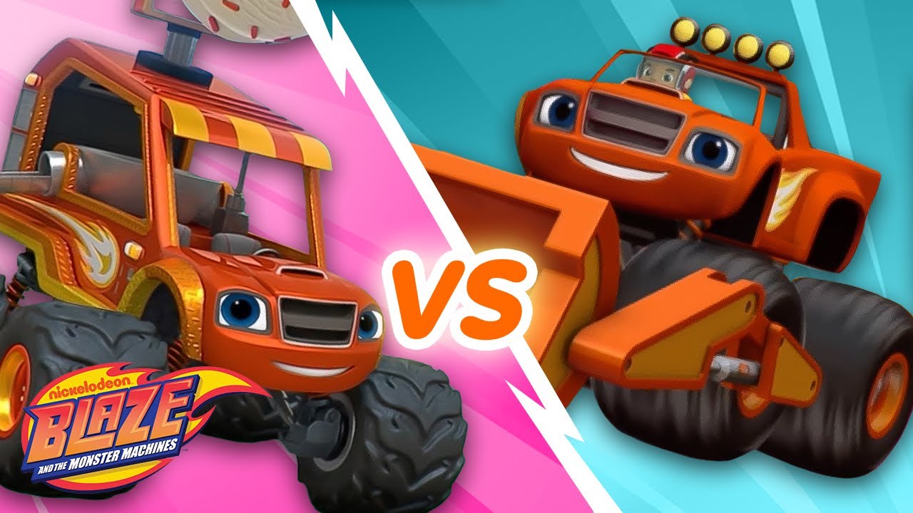 Ice Cream Truck Blaze vs. Front Loader Blaze! 🍦 | Blaze and the Monster Machines