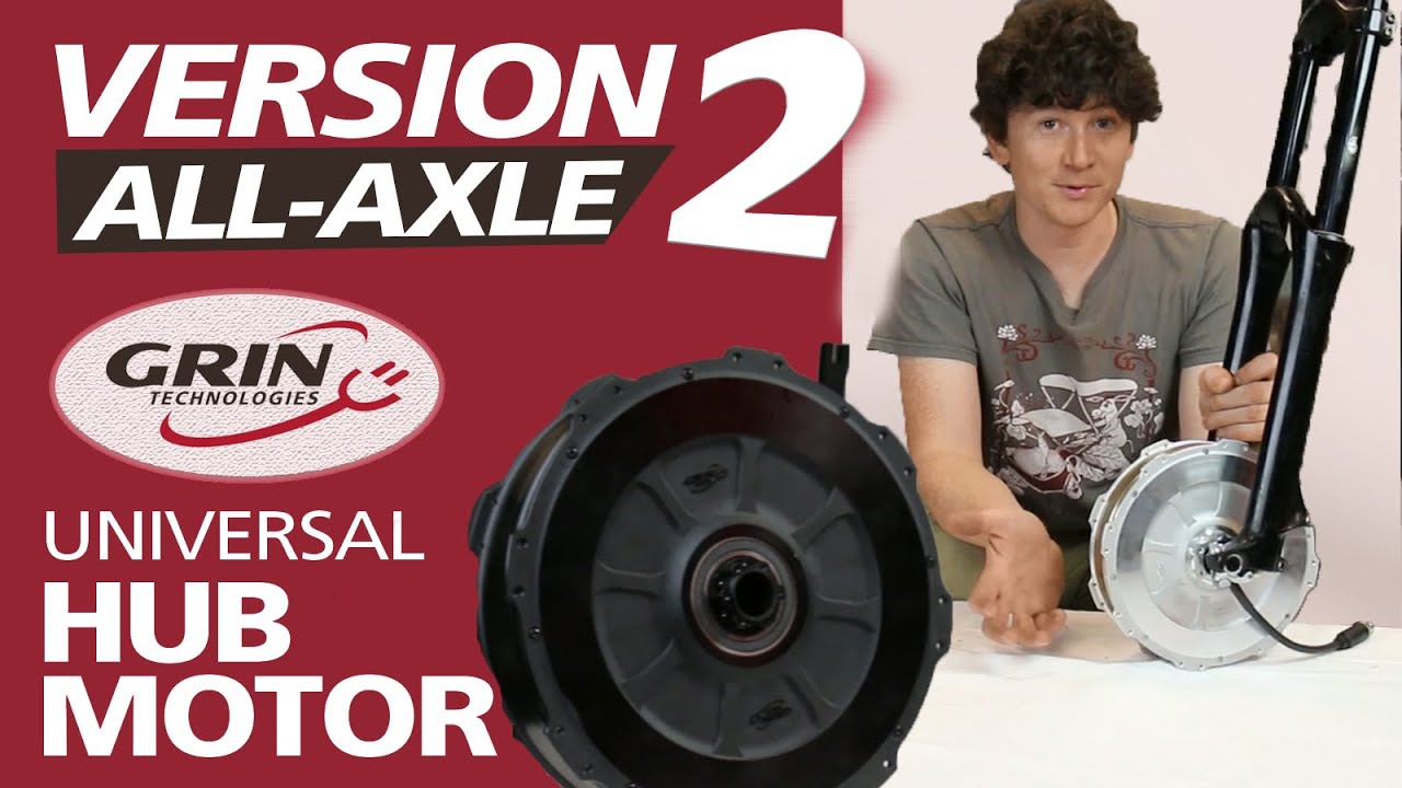 How the Grin All Axle Motor fits All Bicycle Forks