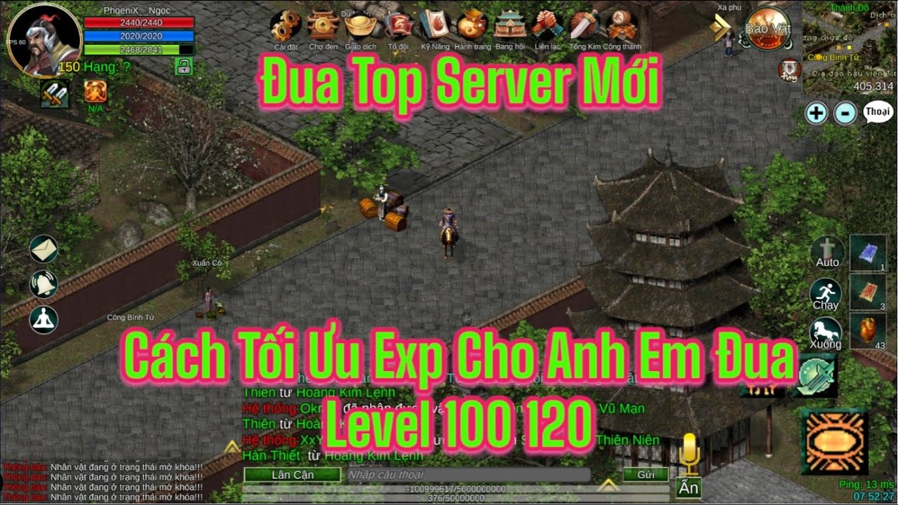 Thập Đại Anh Hùng - Võ Lâm 1: Hướng Dẫn Tối Ưu Exp,Cách Đua Top Level Hiệu Quả Nhất Cho Anh Em