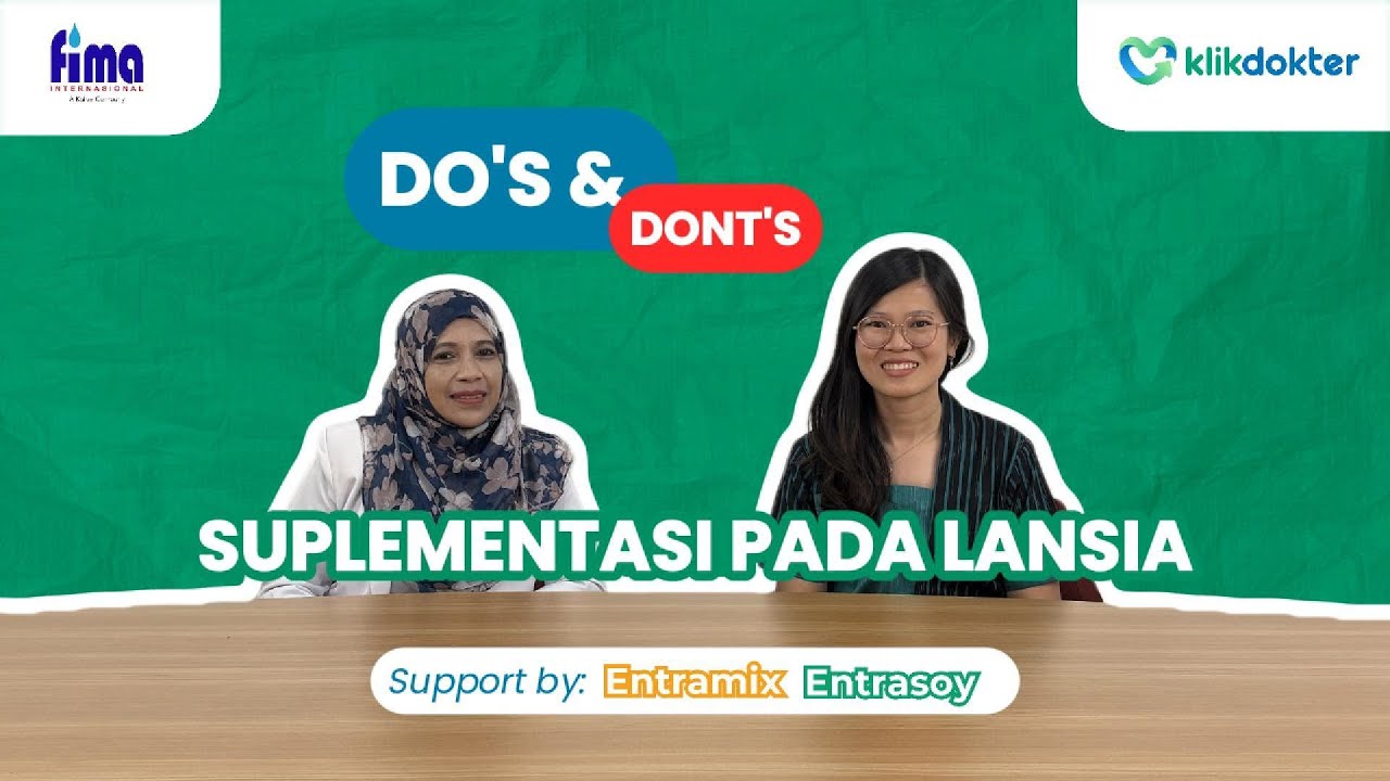Suplementasi Pada Lansia #JagaSehatmu